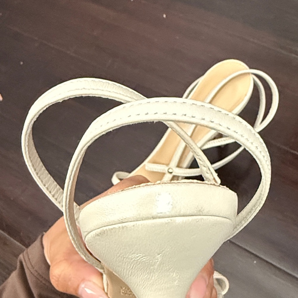 Tony Bianco Nude Strappy Heels - Picture 8 of 9